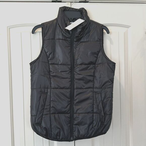 new directions Jackets & Blazers - Women's New Directions 'Essential' Black Puffer Vest Size L - NWT
